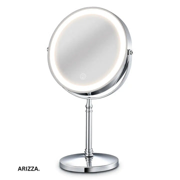 Adjustable Light Standing Makeup Mirror Trichromatic light