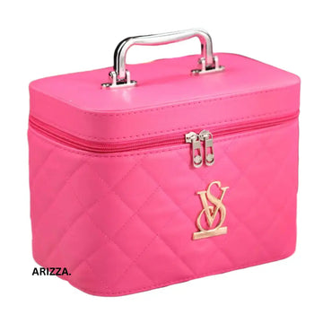 Large Capacity Portable Makeup Bag rose red / M 23.5x17x15cm