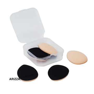 Mini Finger Puff Foundation Air Cushion Sponge 5 black in case