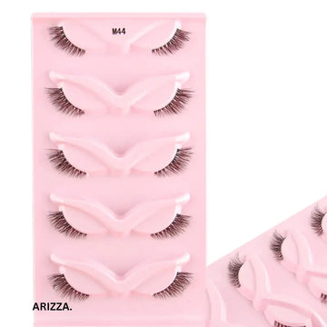 Short 3D Half Natural False Lashes Extension 5pairs M44