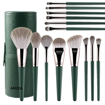 Soft Fluffy Makeup Brushes 14pcs brush bucket