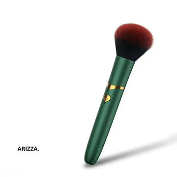 Soft Fluffy Portable Vibration Makeup Brush Green Box