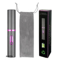 2-IN-1 Electric USB Hair Straightener Curler Black NO Diamond