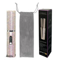 2-IN-1 Electric USB Hair Straightener Curler Pink Diamond