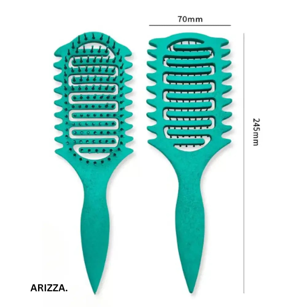 3 in 1 Curl Define Styling Brush Hollow Out Detangling Hair Brush Tangled Hair Comb Shaping Defining Curls Barber