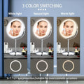 Adjustable Light Standing Makeup Mirror