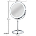 Adjustable Light Standing Makeup Mirror