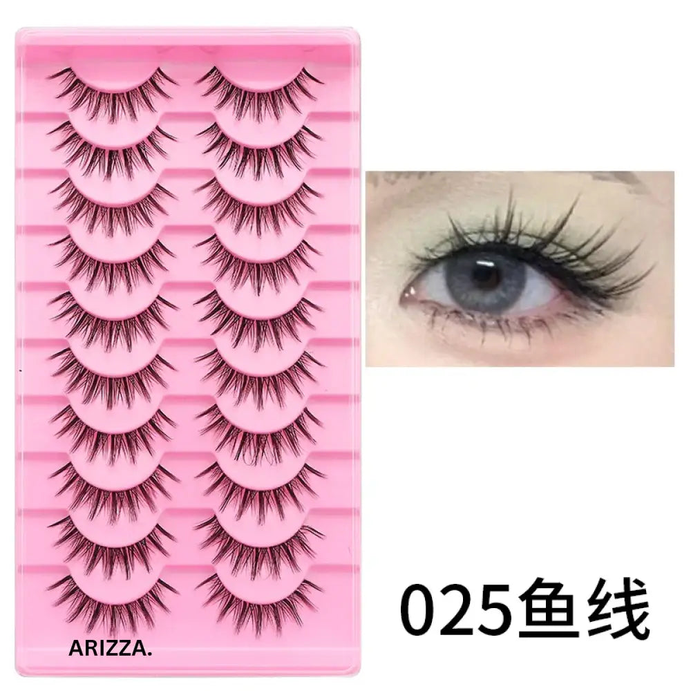 Anime Winged Natural False Eyelashes 025-