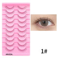 Anime Winged Natural False Eyelashes 1-
