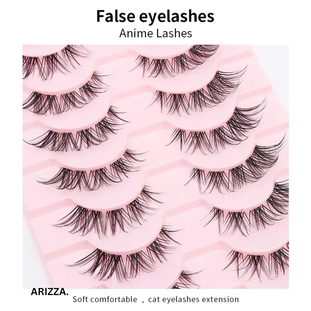 Anime Winged Natural False Eyelashes
