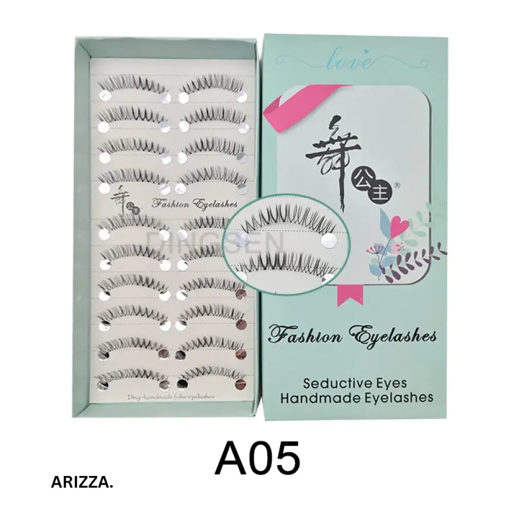 Anime Winged Natural False Eyelashes A05