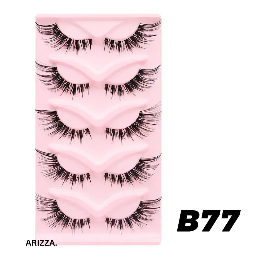 Anime Winged Natural False Eyelashes B77