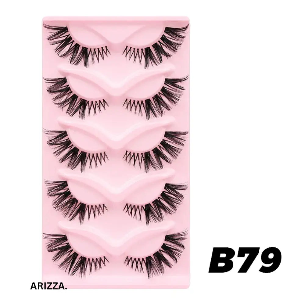 Anime Winged Natural False Eyelashes B79