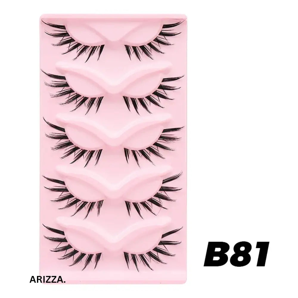 Anime Winged Natural False Eyelashes B81