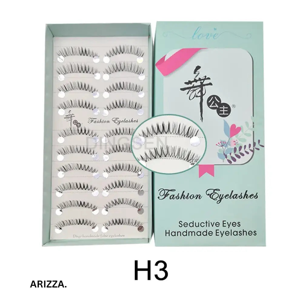 Anime Winged Natural False Eyelashes H3