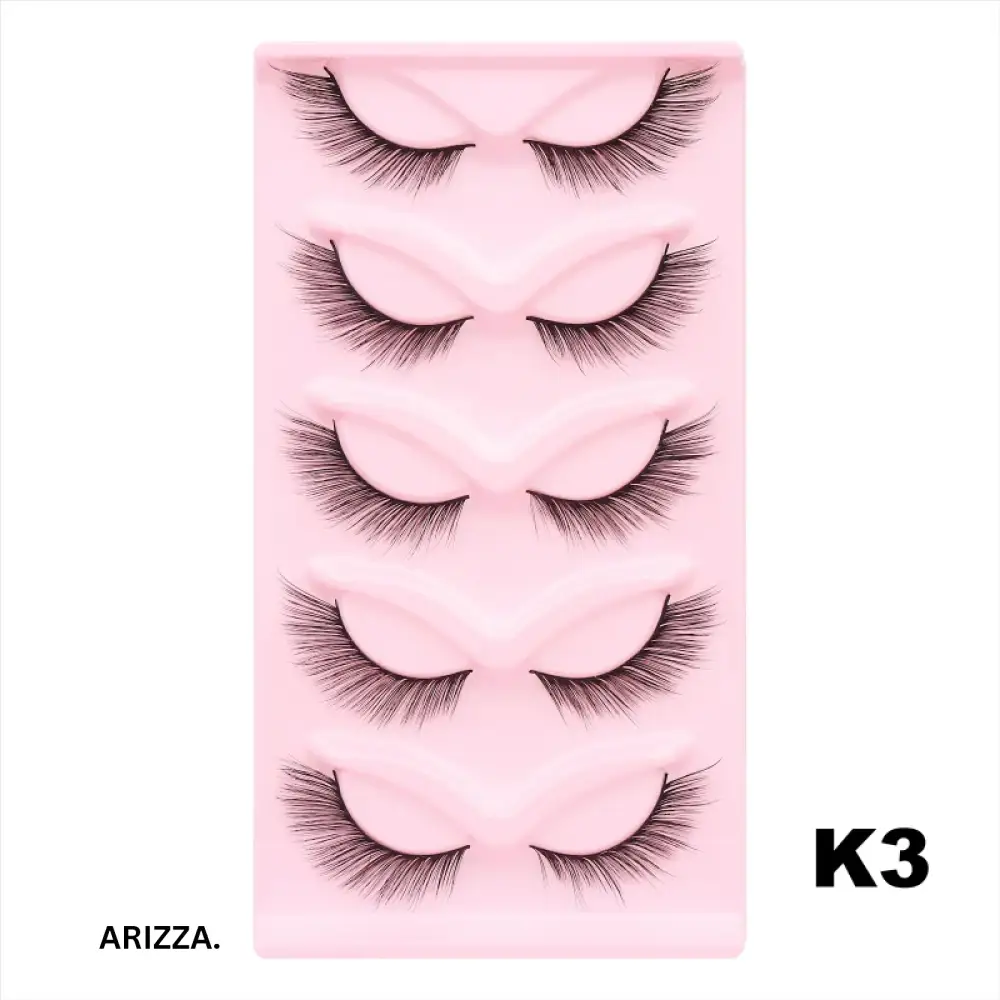 Anime Winged Natural False Eyelashes K3