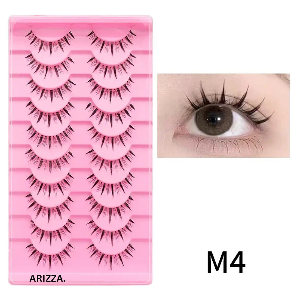Anime Winged Natural False Eyelashes M4