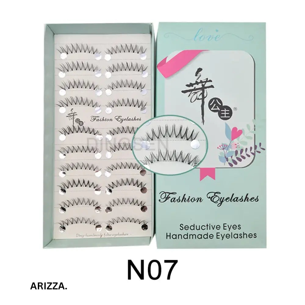Anime Winged Natural False Eyelashes N07