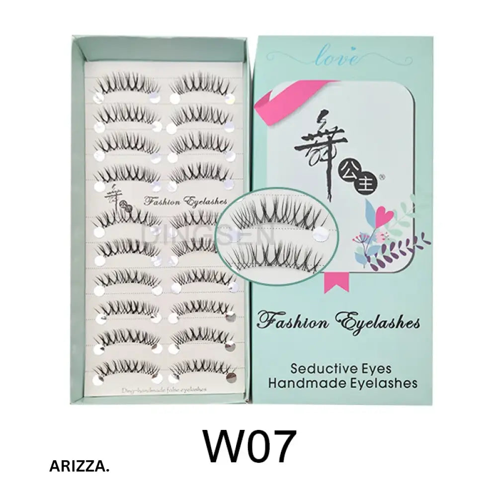 Anime Winged Natural False Eyelashes W07