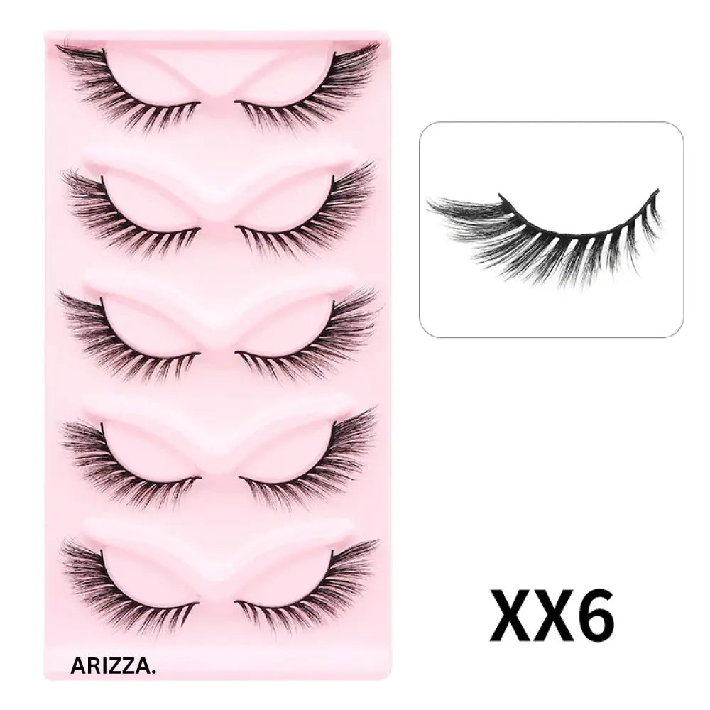 Anime Winged Natural False Eyelashes XX6