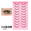 Anime Winged Natural False Eyelashes Z18
