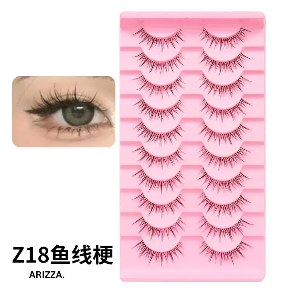 Anime Winged Natural False Eyelashes Z18