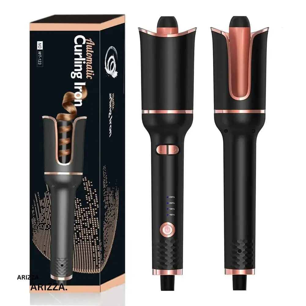 Auto Rotating Hair Curling Magic Hair Curler black / US Plug