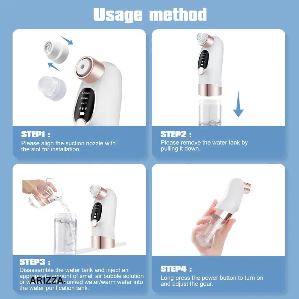 Bubble Facial Blackhead Removal Vacuum White