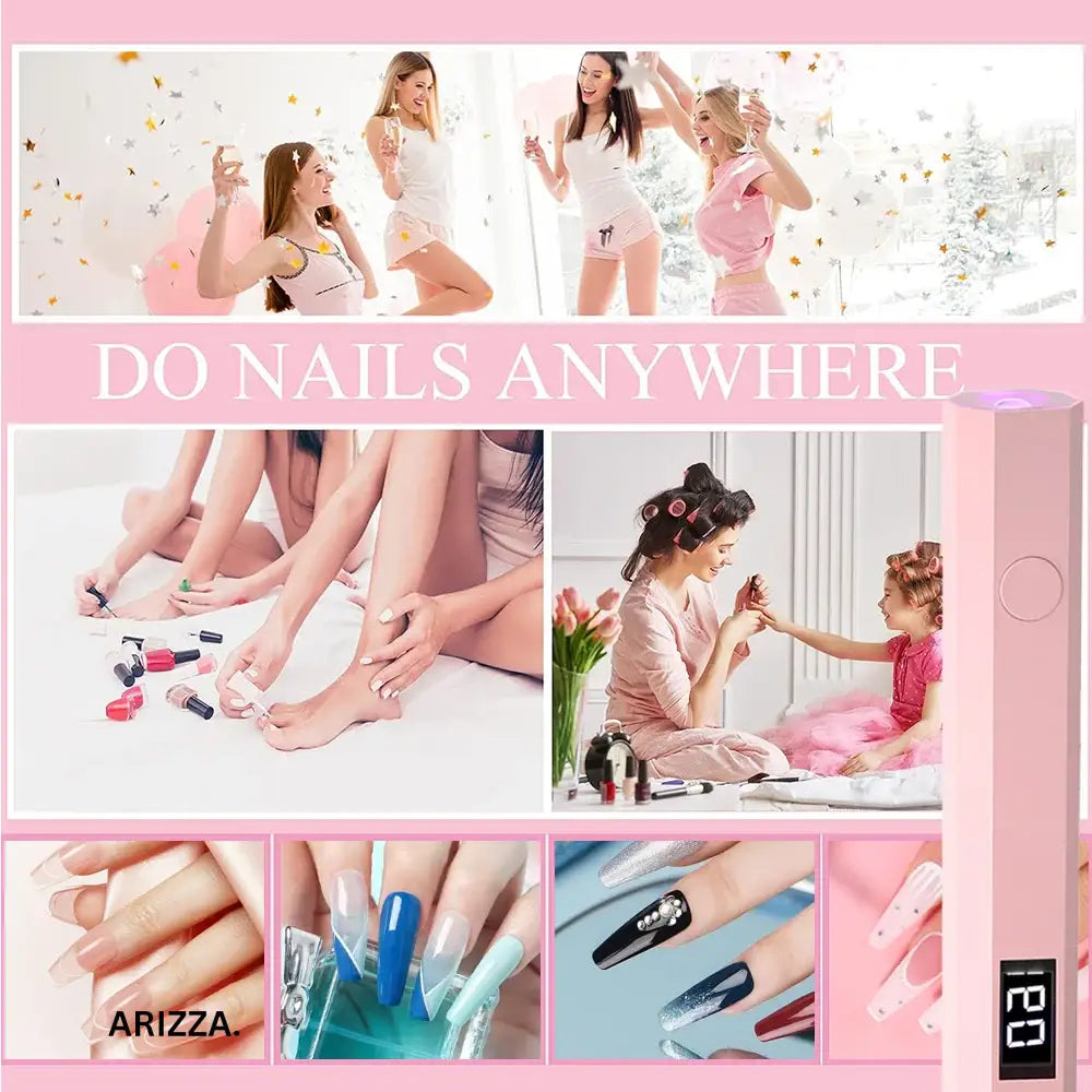 Convenient Handheld Nail Dryer Lamp