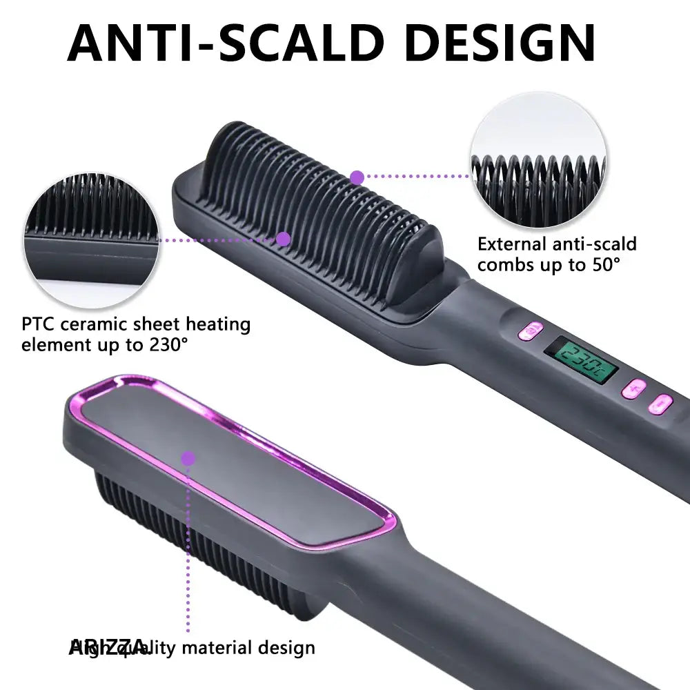 Electric Multifunctional Straight Hair Hot Comb
