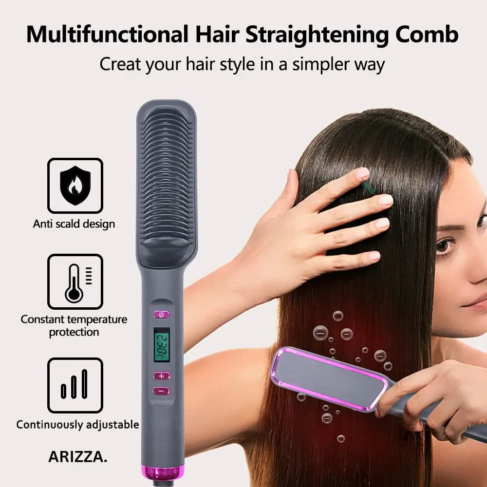 Electric Multifunctional Straight Hair Hot Comb