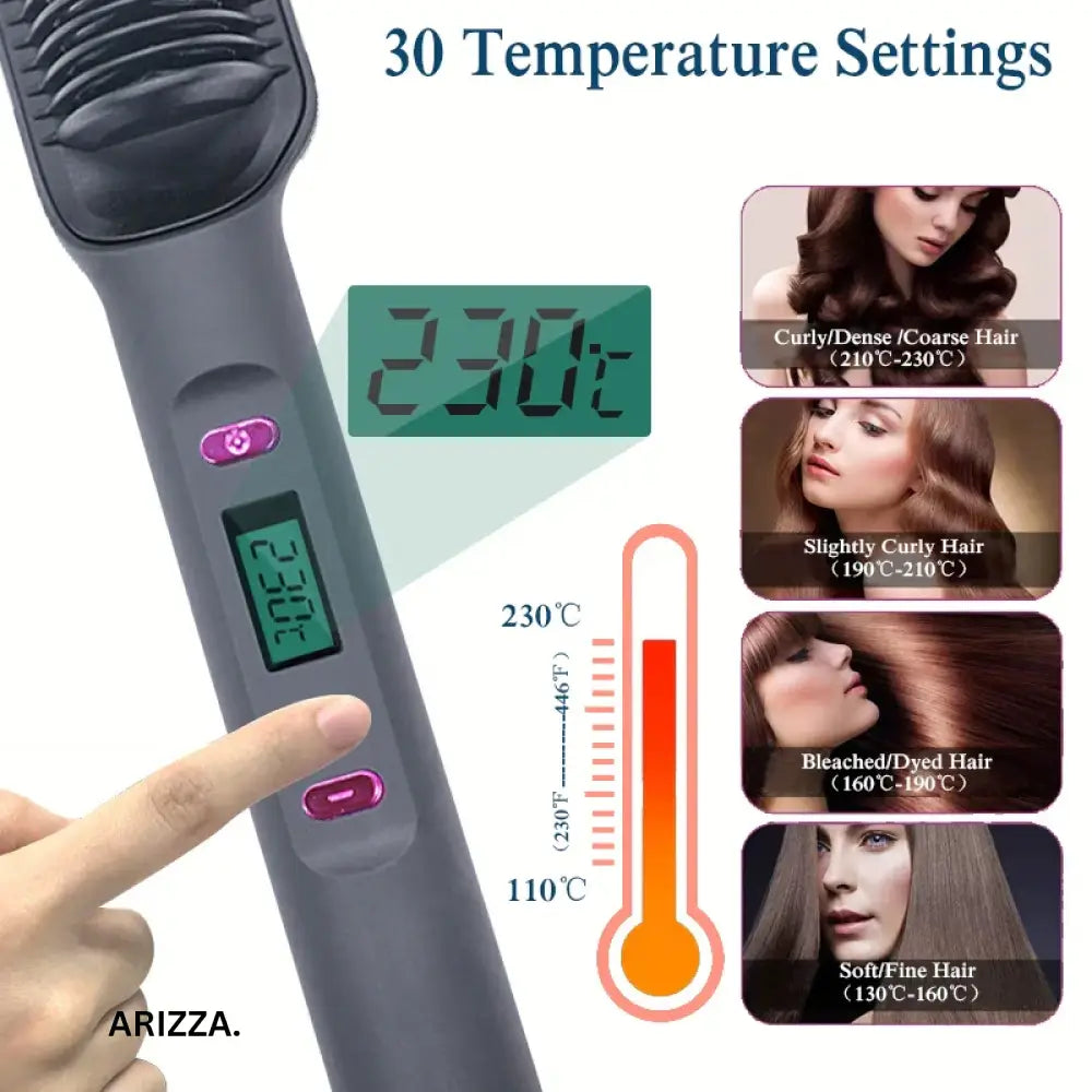 Electric Multifunctional Straight Hair Hot Comb