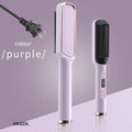 Electric Multifunctional Straight Hair Hot Comb Purple US