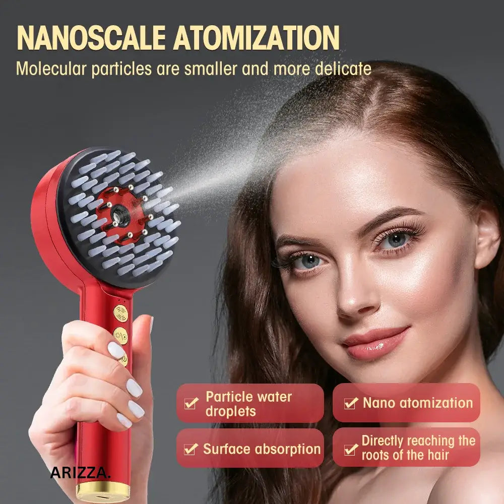 Electric Spray Massage Light Follicle Comb Type A hair comb