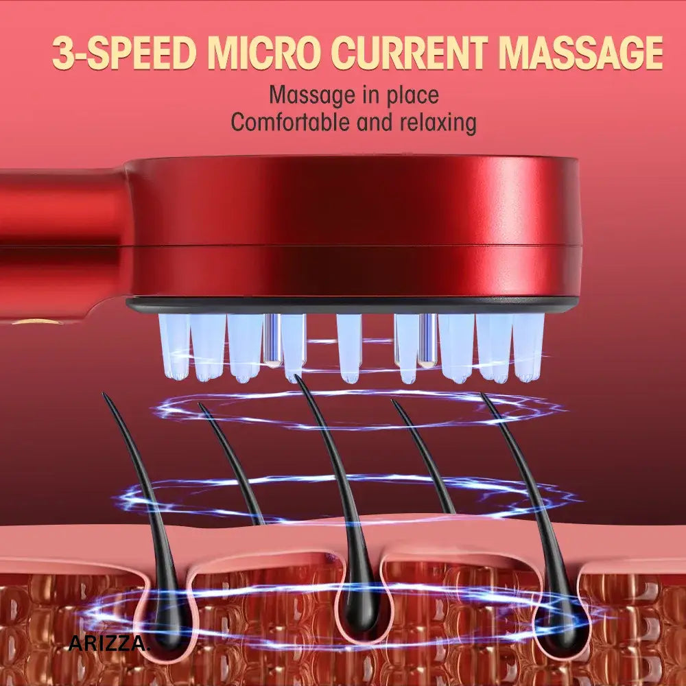 Electric Spray Massage Light Follicle Comb Type A hair comb