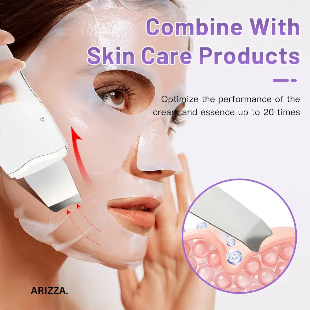 Electric Vibration Ultrasonic Skin Scrubber