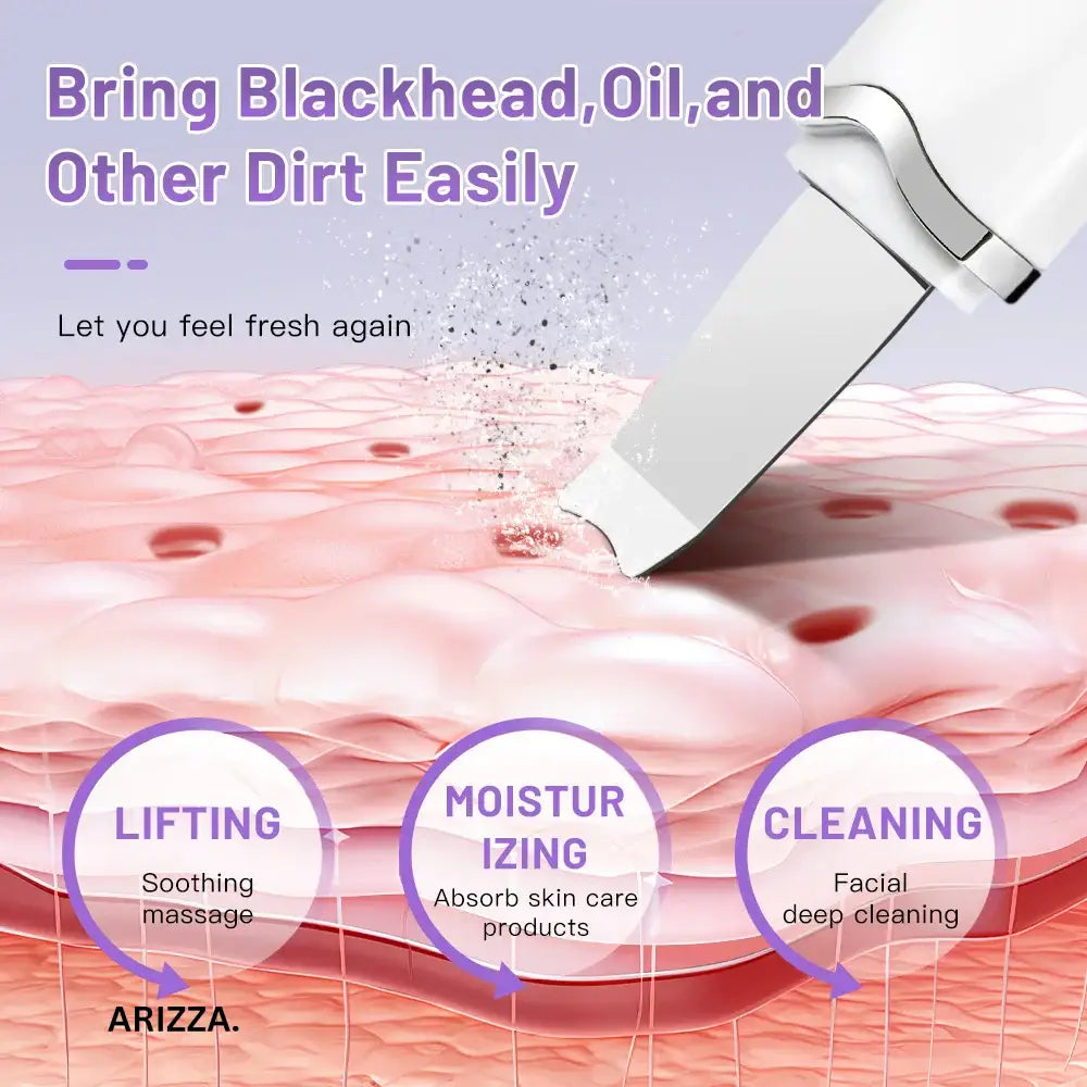Electric Vibration Ultrasonic Skin Scrubber