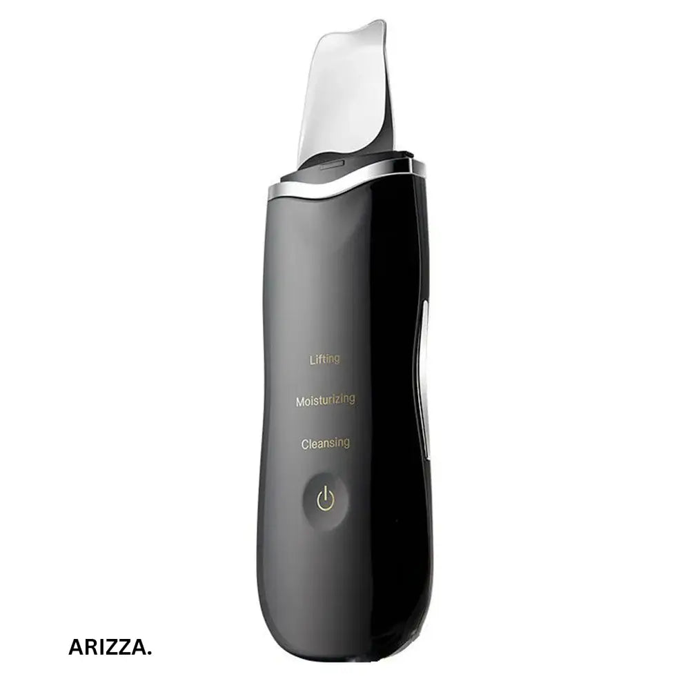 Electric Vibration Ultrasonic Skin Scrubber Black