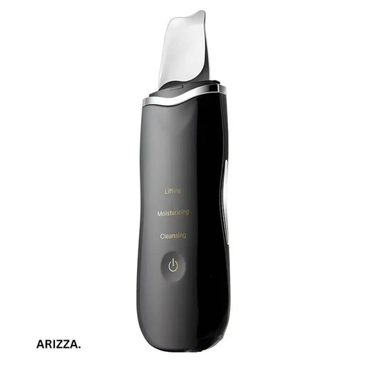 Electric Vibration Ultrasonic Skin Scrubber Black