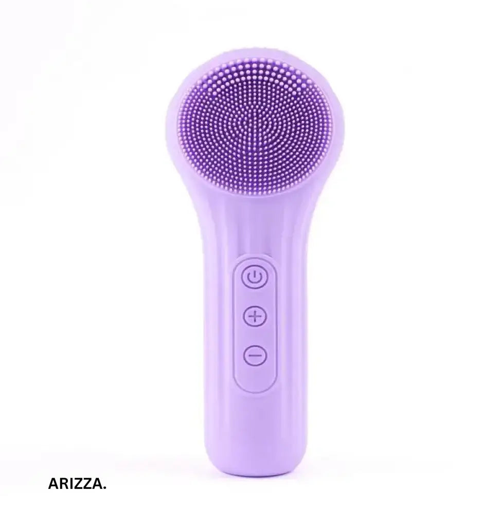 Electric Waterproof Facial Cleansing Brush Purple