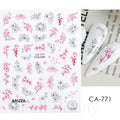 Elegant Flower Nail Decorations Sticker CA-771