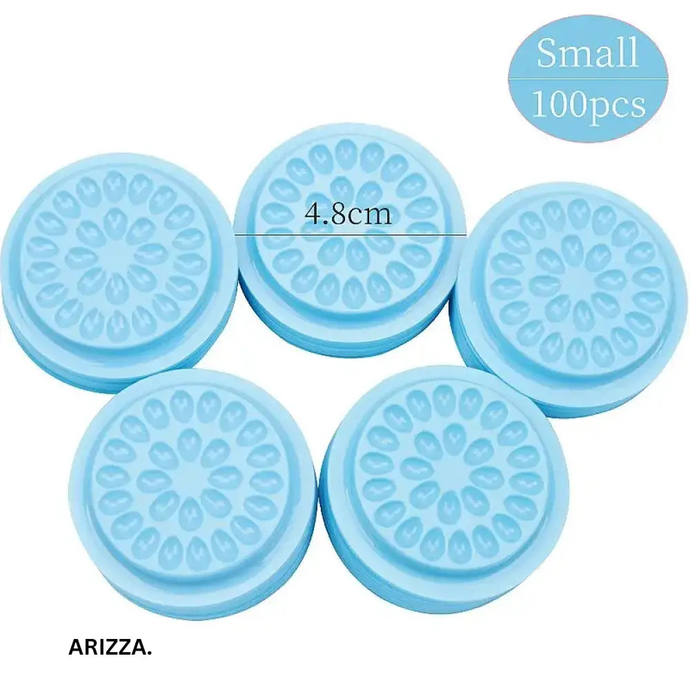 Eye Lashes Glue Pads Makeup Tool light blue 100pcs