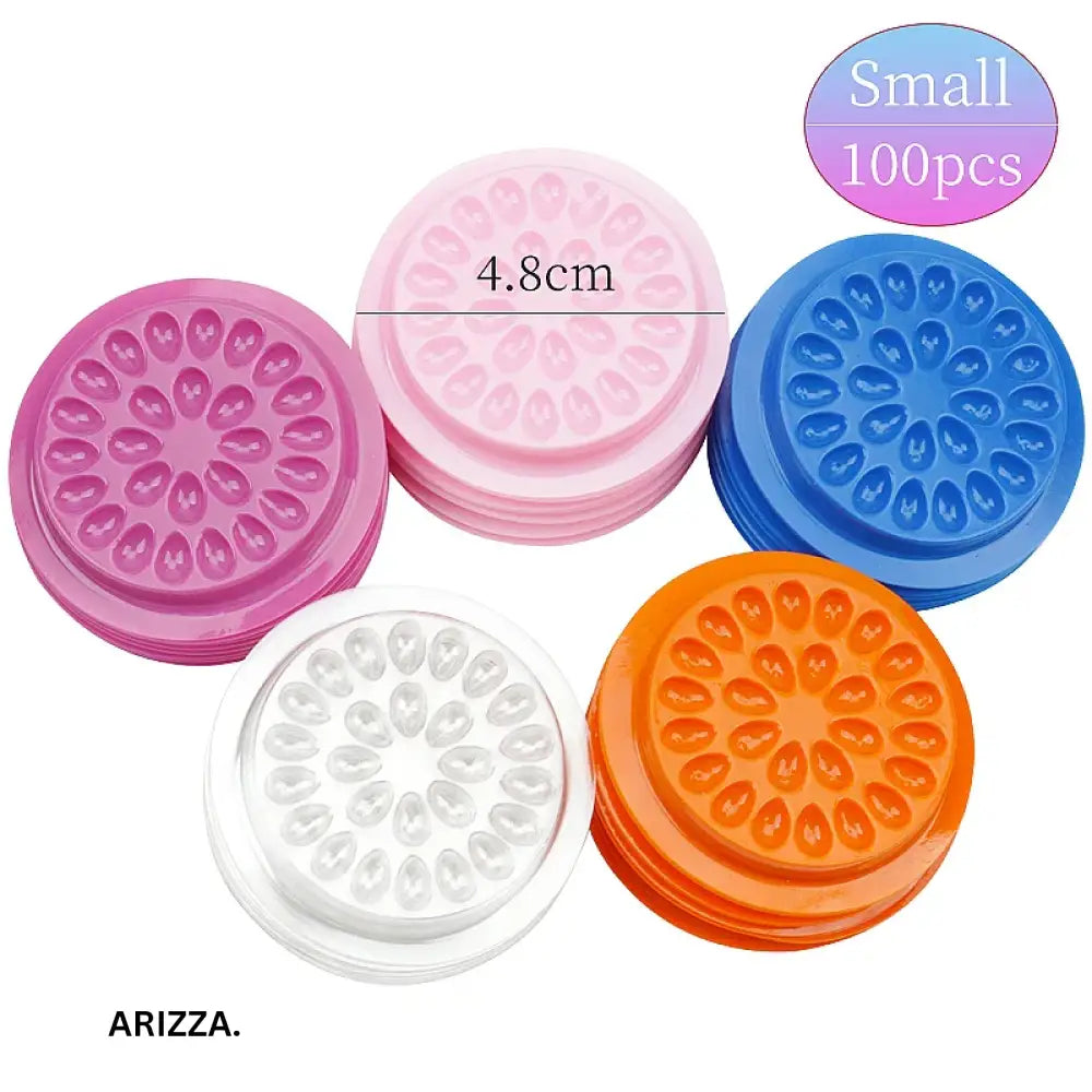 Eye Lashes Glue Pads Makeup Tool mixed color