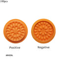 Eye Lashes Glue Pads Makeup Tool orange 100pcs