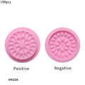 Eye Lashes Glue Pads Makeup Tool Pink 100pcs