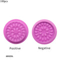 Eye Lashes Glue Pads Makeup Tool purple 100pcs