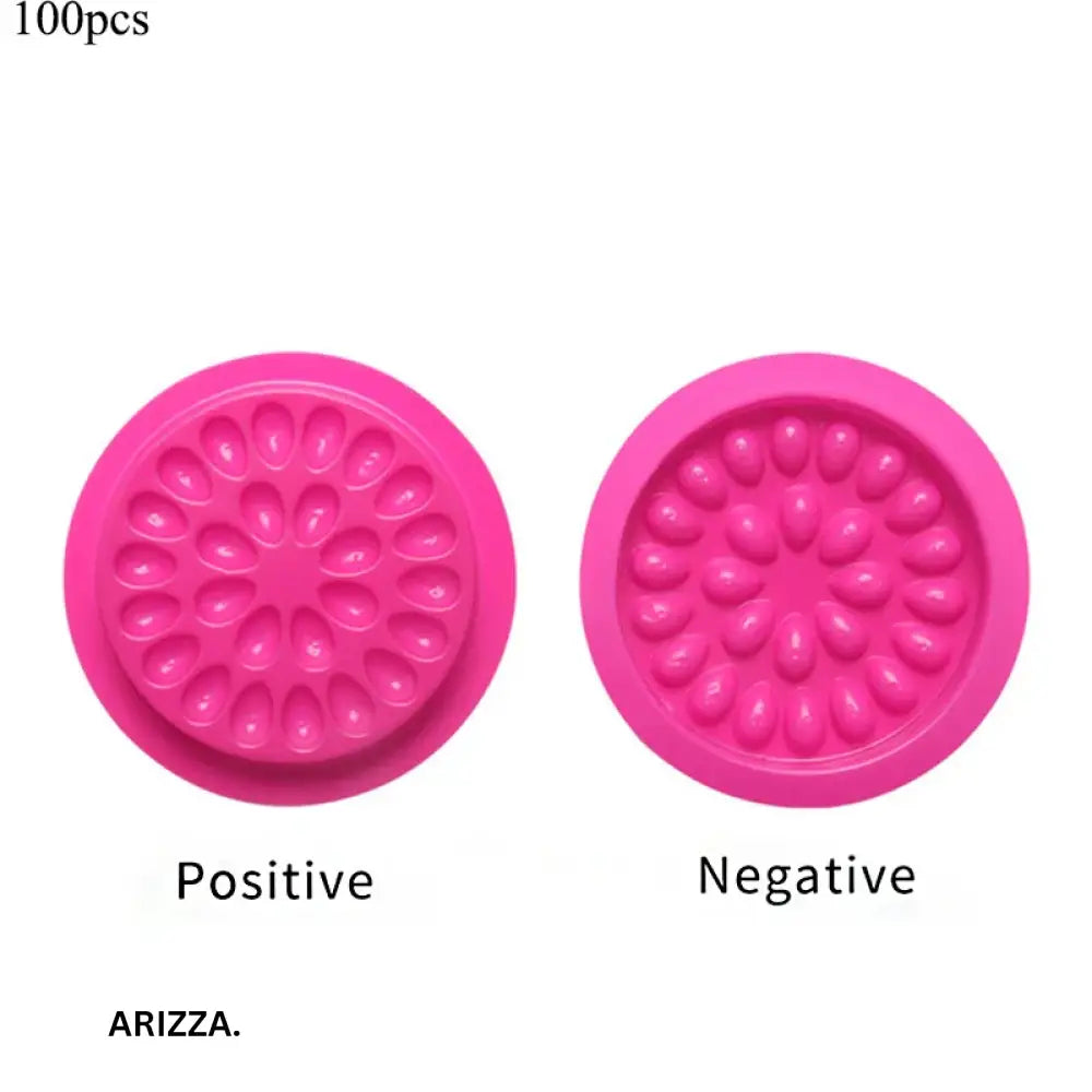 Eye Lashes Glue Pads Makeup Tool rose 100pcs