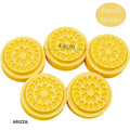 Eye Lashes Glue Pads Makeup Tool yellow 100pcs