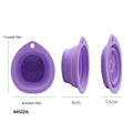 Folding Silicone Makeup Brush Cleaner Bowl