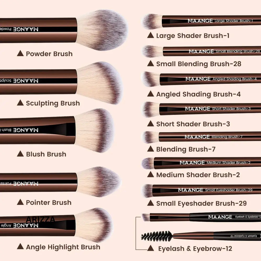 Foundation Concealer Makeup Brush Set